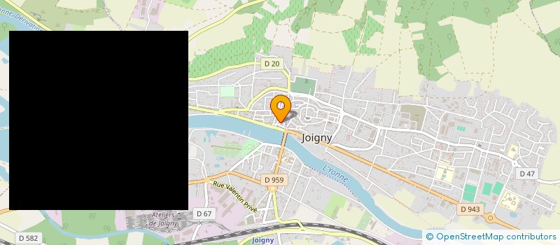 localisation de l'entreprise MONSIEUR SERGUEI KORIAKIN à JOIGNY
