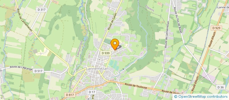 localisation de l'entreprise MONSIEUR SERGUEI MOSSINYAN  LANNEMEZAN