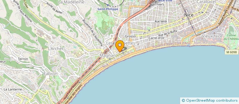 localisation de l'entreprise MONSIEUR SERGUEY MASLIANYI à NICE