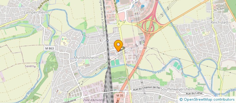 localisation de l'entreprise MONSIEUR SERHAN ALIMANOV à MUNDOLSHEIM