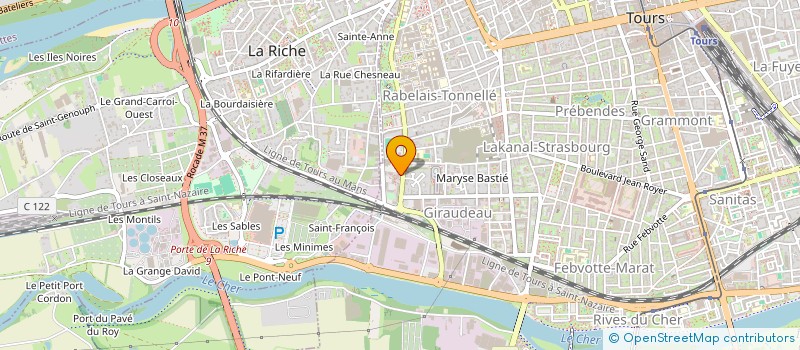 localisation de l'entreprise MONSIEUR SERHAN HASANI  TOURS