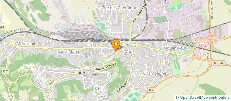 localisation de l'entreprise MONSIEUR SERHAT AKKUS  LAON