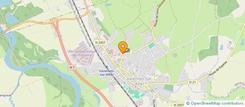 localisation de l'entreprise MONSIEUR SERHAT ERDEM  VARENNES-SUR-ALLIER