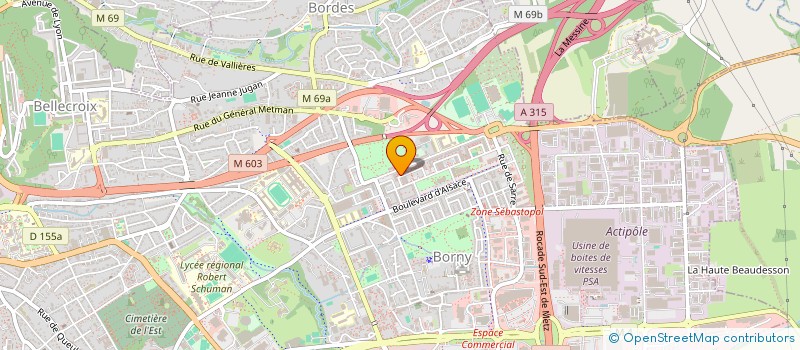 localisation de l'entreprise MONSIEUR SERHAT KOCABEY  METZ