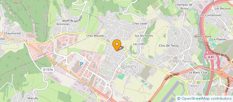 localisation de l'entreprise MONSIEUR SERHAT YILMAZ  EPAGNY METZ-TESSY