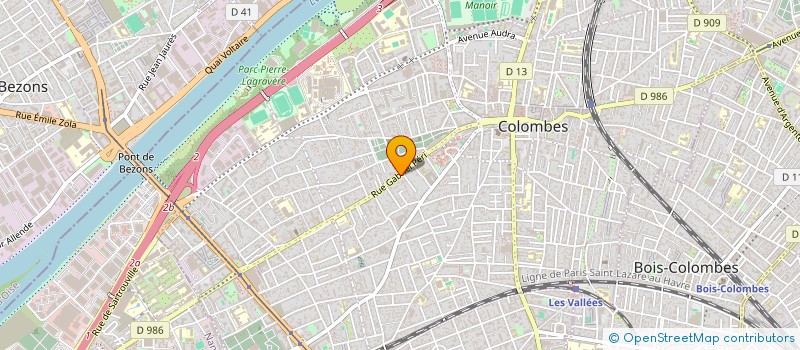 localisation de l'entreprise MONSIEUR SERHII FEDOROV à COLOMBES