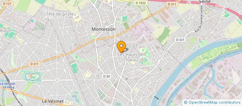 localisation de l'entreprise MONSIEUR SERHII KHOROSHENKO  CHATOU