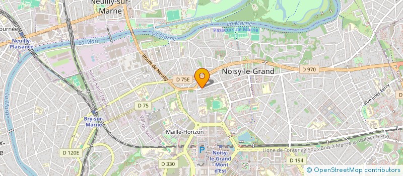 localisation de l'entreprise MONSIEUR SERHII KOSTIN  NOISY-LE-GRAND