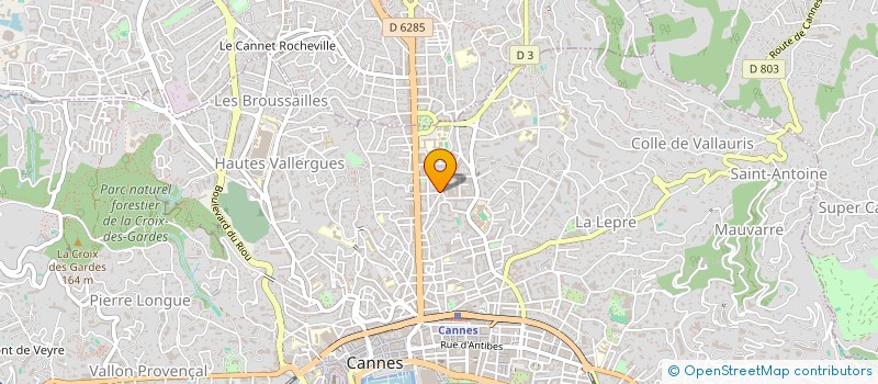 localisation de l'entreprise MONSIEUR SERHII KYRYCHENKO à CANNES