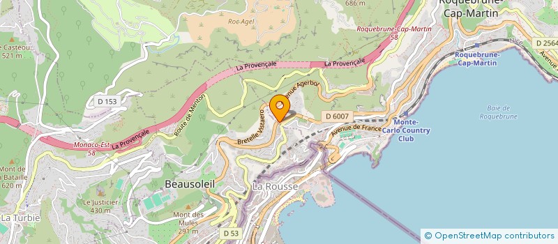 localisation de l'entreprise MONSIEUR SERHII MOROZ  ROQUEBRUNE-CAP-MARTIN