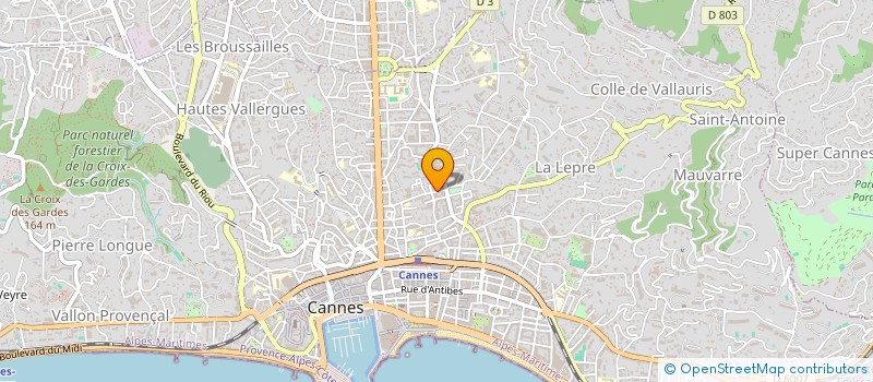 localisation de l'entreprise MONSIEUR SERHII MOSKALENKO à CANNES