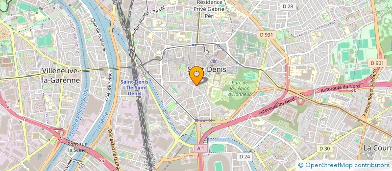 localisation de l'entreprise MONSIEUR SERHII REVCHUK  SAINT-DENIS