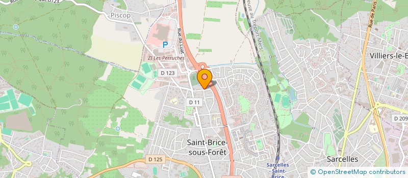 localisation de l'entreprise MONSIEUR SERHIY LAPKA  SAINT-BRICE-SOUS-FORET