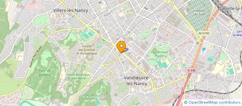 localisation de l'entreprise MONSIEUR SERIF KABAK  VANDUVRE-LES-NANCY