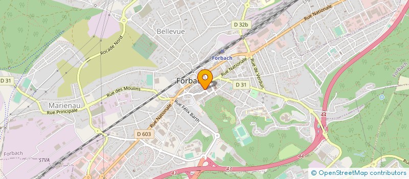 localisation de l'entreprise MONSIEUR SERIF MALJICI  FORBACH