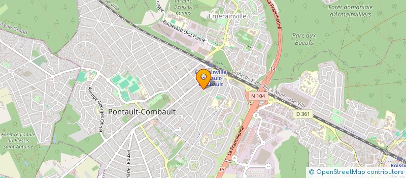localisation de l'entreprise MONSIEUR SERIFOU KEBESERIFOU KEBE à PONTAULT-COMBAULT