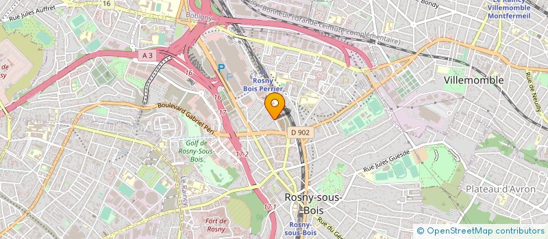 localisation de l'entreprise MONSIEUR SERIFOU SOW à ROSNY-SOUS-BOIS