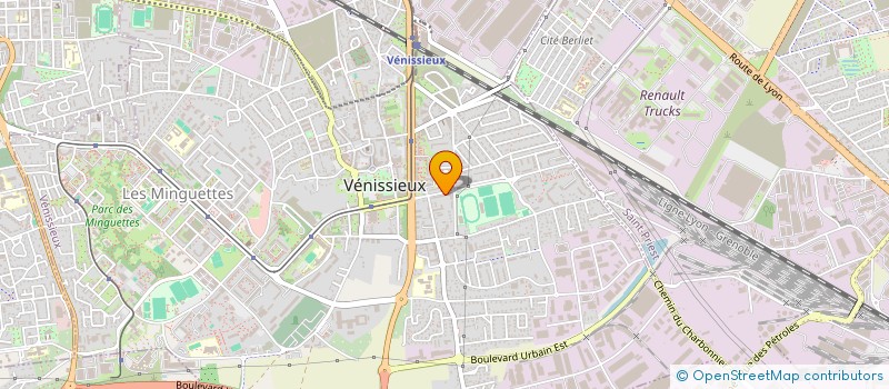 localisation de l'entreprise MONSIEUR SERIGNE FALLOU SECK  VENISSIEUX