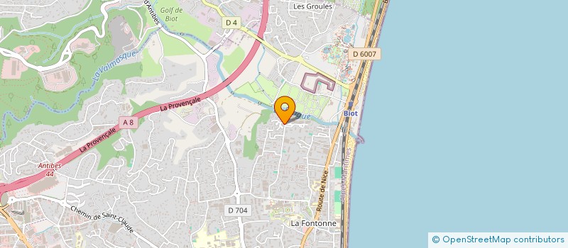 localisation de l'entreprise MONSIEUR SERIGNE GAYE  ANTIBES