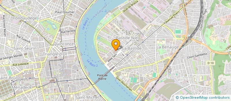 localisation de l'entreprise MONSIEUR SERIGNE M'BAYE  BORDEAUX