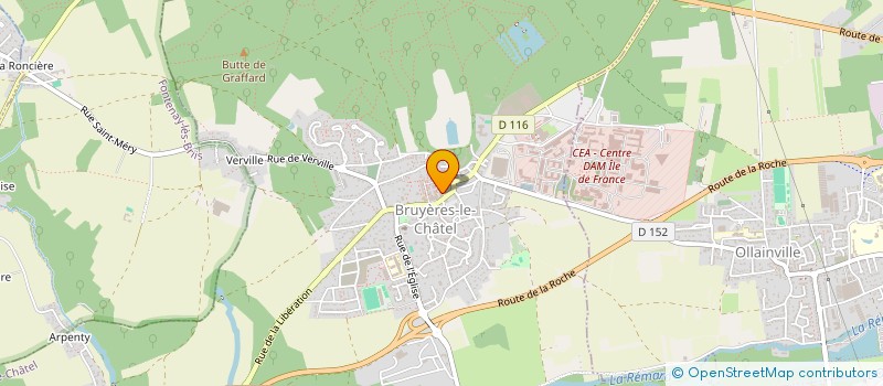 localisation de l'entreprise MONSIEUR SERIGNE OMAR GUEYE  BRUYERES-LE-CHATEL