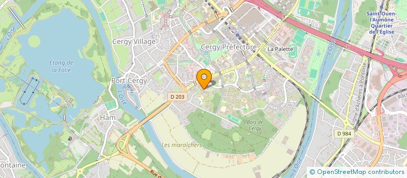 localisation de l'entreprise MONSIEUR SERIGNE SALL  CERGY