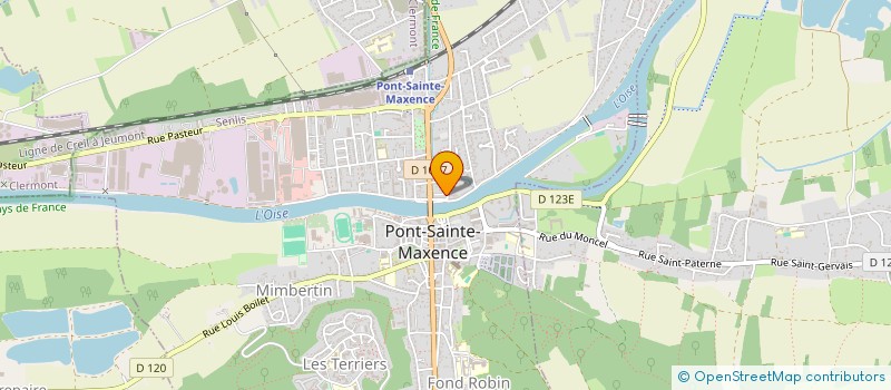 localisation de l'entreprise MONSIEUR SERIGNE SYLLA  PONT-SAINTE-MAXENCE