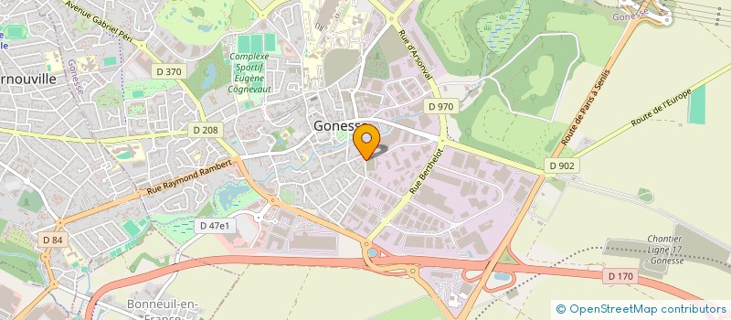 localisation de l'entreprise MONSIEUR SERKAN ALIS à GONESSE