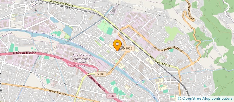 localisation de l'entreprise MONSIEUR SERKAN ALTUN  CLUSES