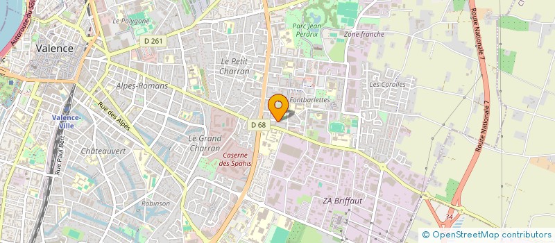 localisation de l'entreprise MONSIEUR SERKAN CINEK à VALENCE
