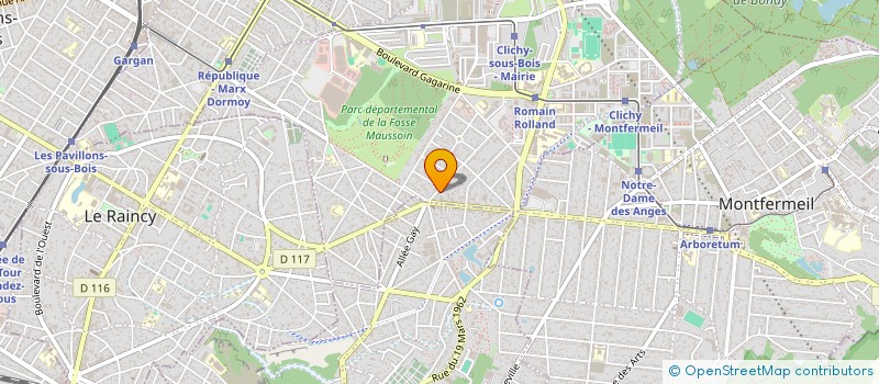 localisation de l'entreprise MONSIEUR SERKAN DEMIR à CLICHY-SOUS-BOIS