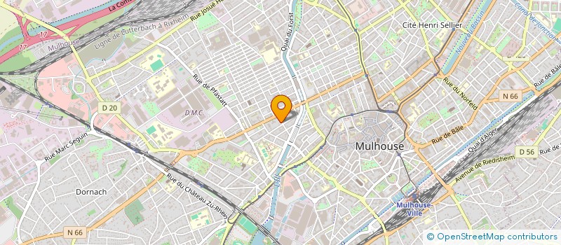 localisation de l'entreprise MONSIEUR SERKAN DEMIRBILEK  MULHOUSE