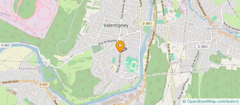 localisation de l'entreprise MONSIEUR SERKAN KORKMAZ  VALENTIGNEY