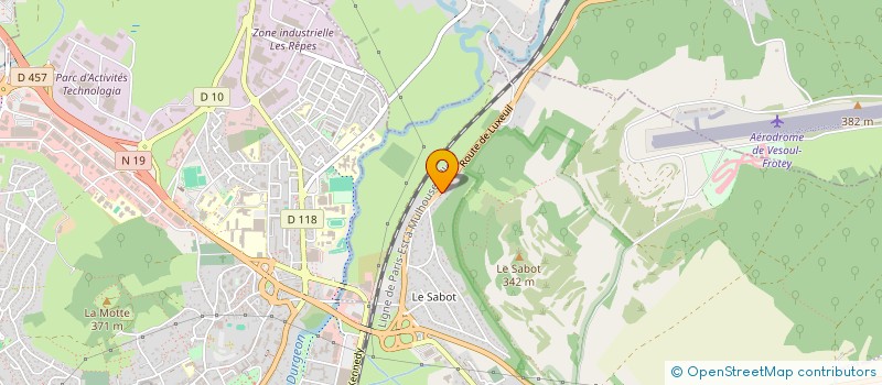 localisation de l'entreprise MONSIEUR SERKAN SOFUOGLU  FROTEY-LES-VESOUL