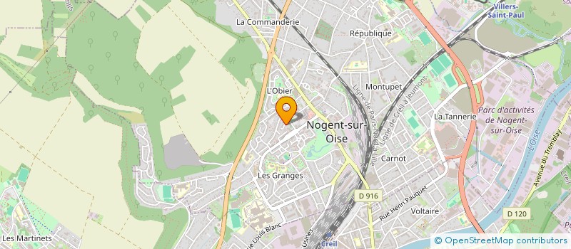 localisation de l'entreprise MONSIEUR SERKAN TURKKAN  NOGENT-SUR-OISE