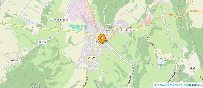 localisation de l'entreprise MONSIEUR SERKAN ZAGLI à ORGELET