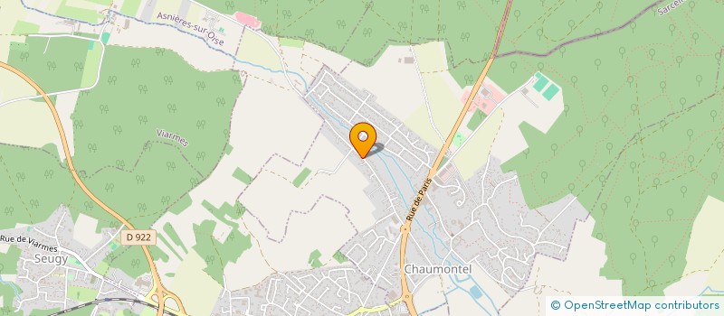 localisation de l'entreprise MONSIEUR SEROB MKRTCHYAN  CHAUMONTEL