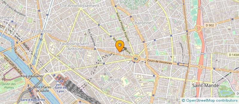 localisation de l'entreprise MONSIEUR SERVAIS ABIMBIM  PARIS