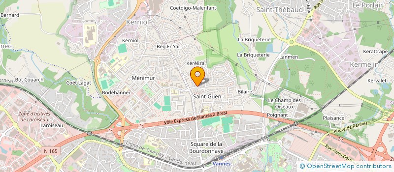 localisation de l'entreprise MONSIEUR SERVANE MAKAS à VANNES