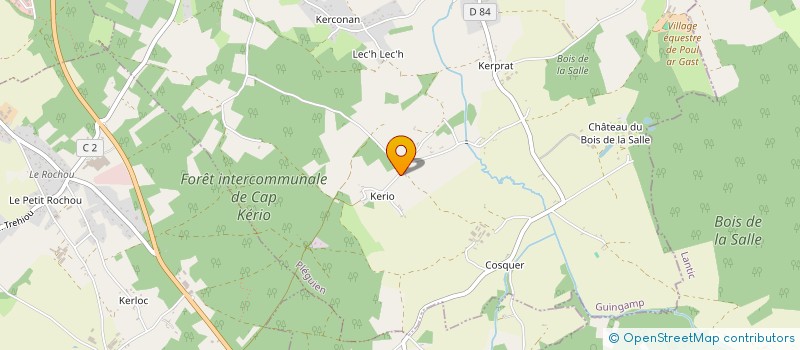 localisation de l'entreprise MONSIEUR SERVE GOLVEN  LE FAOUET