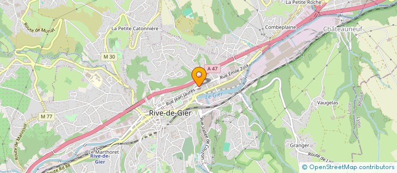 localisation de l'entreprise MONSIEUR SERVET KARAKAS  RIVE-DE-GIER