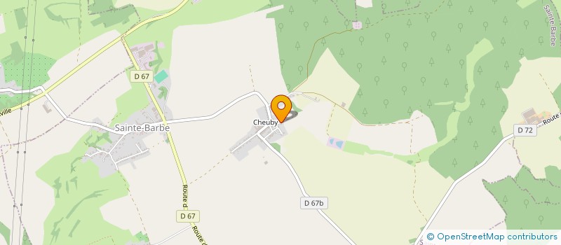 localisation de l'entreprise MONSIEUR SERVIN GERONIMUS  SAINTE-BARBE