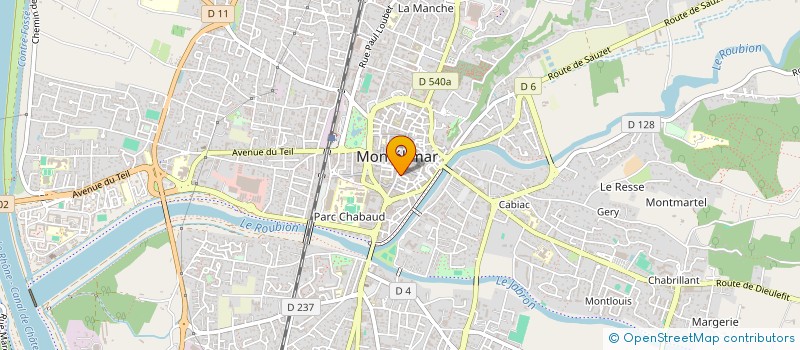 localisation de l'entreprise MONSIEUR SERWAN DAVID  MONTELIMAR