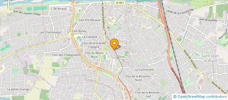 localisation de l'entreprise MONSIEUR SERXHO GJONI à ORLEANS