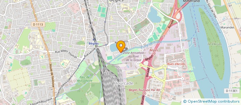 localisation de l'entreprise MONSIEUR SERYOZHA MARKOSYAN à BEGLES