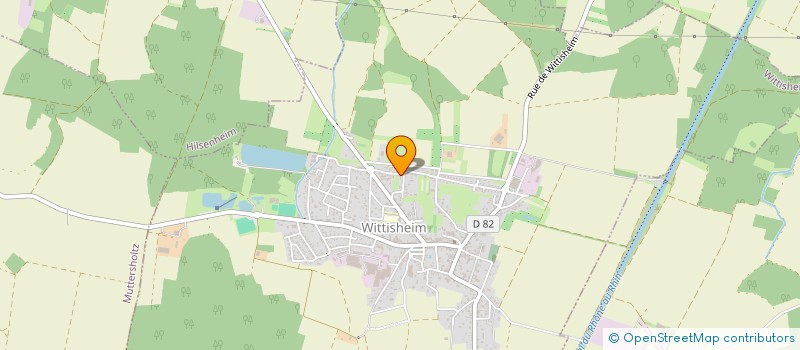 localisation de l'entreprise MONSIEUR SESBASTIEN HAUSS  WITTISHEIM