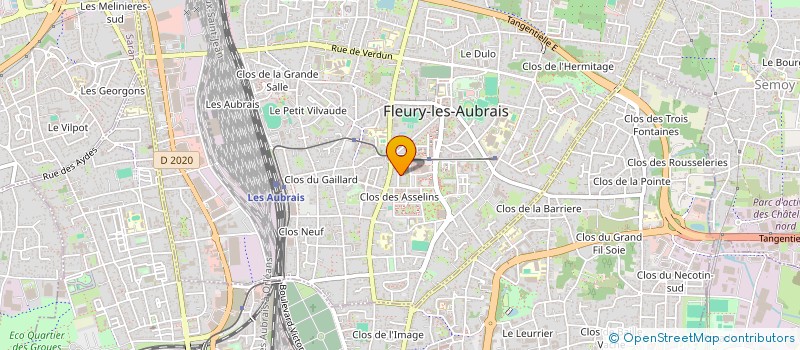 localisation de l'entreprise MONSIEUR SET-LIN MICKAMOU  FLEURY-LES-AUBRAIS
