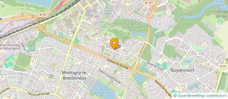 localisation de l'entreprise MONSIEUR SETA ANDRIANOMENJANAHARY  GUYANCOURT