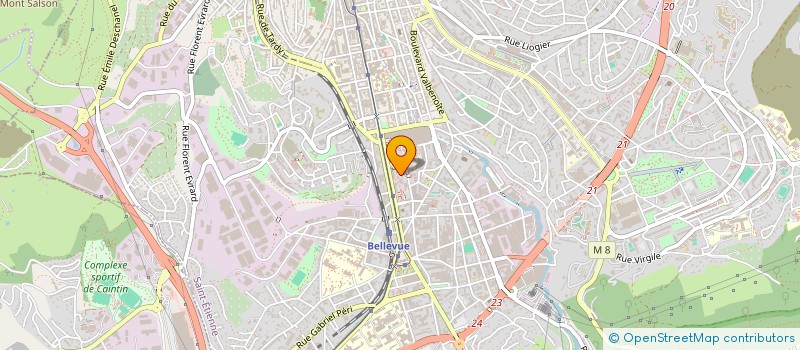 localisation de l'entreprise MONSIEUR SETH ADJEI  SAINT-ETIENNE