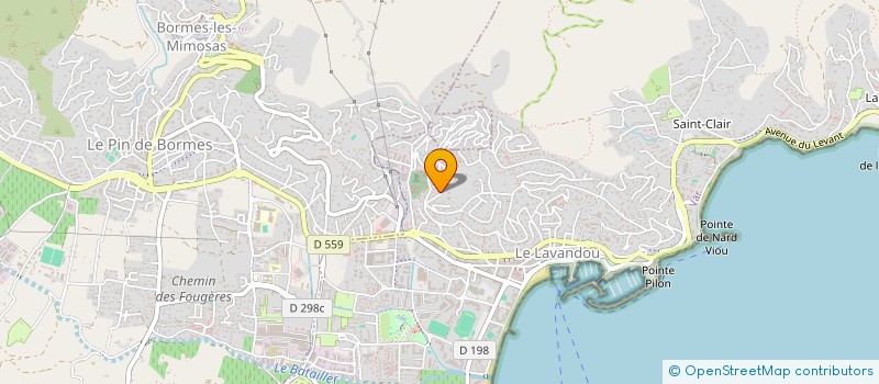 localisation de l'entreprise MONSIEUR SETH HANSON  LE LAVANDOU